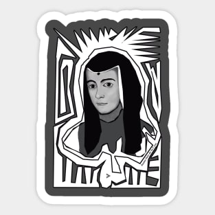 Juana Inés de la Cruz - The Phoenix of America Sticker